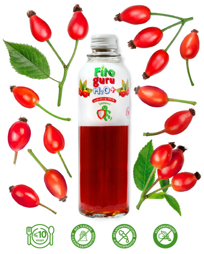 картинка Fitoguru Water+ Immuno Шиповник Здоровое питание Фитогуру от интернет магазина Фитогуру.РФ фото 2
