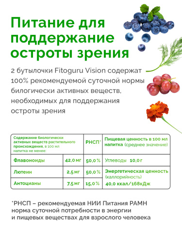 картинка Fitoguru Vision Здоровое питание Фитогуру от интернет магазина Фитогуру.РФ фото 2