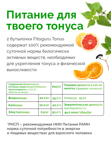 картинка Fitoguru Tonus Здоровое питание Фитогуру от интернет магазина Фитогуру.РФ фото 2